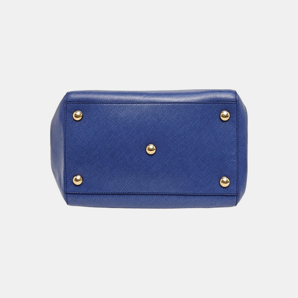 Calfskin Tote Bag Blue