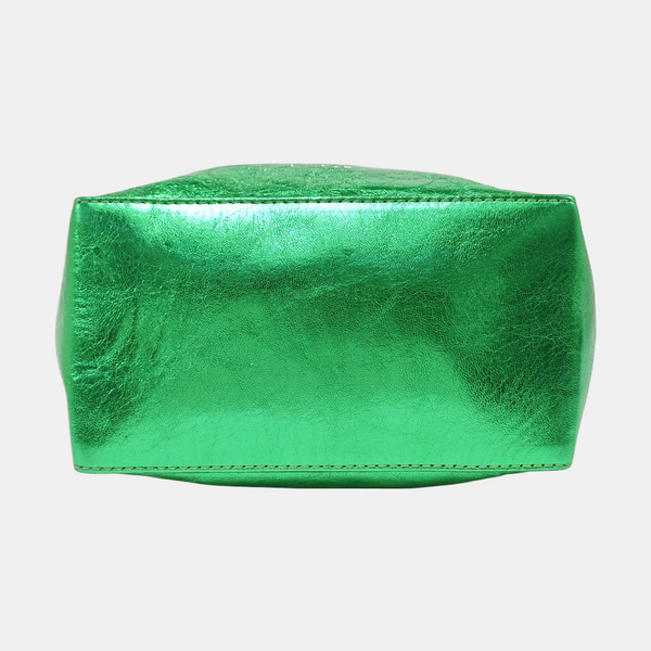 Leather Shoulder Bag Green