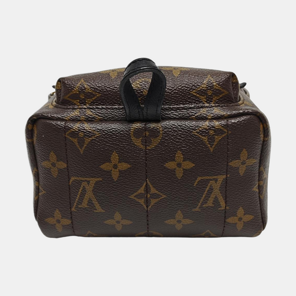 PALM SPRINGS Mini Monogram Coated Canvas Brown