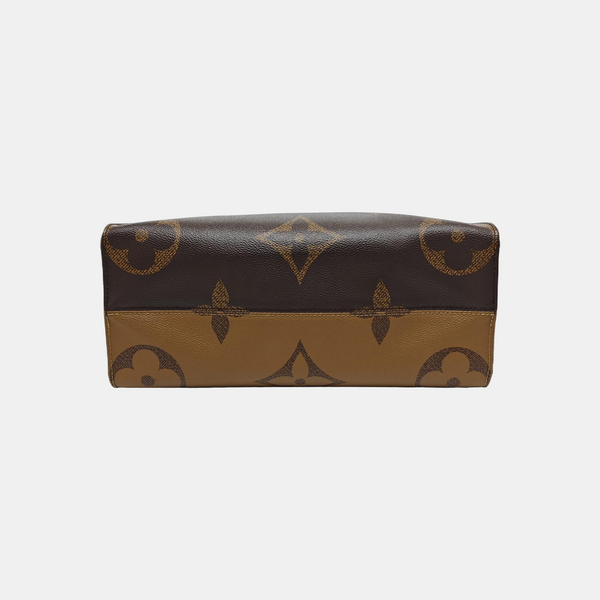 ONTHEGO MM Monogram Coated Canvas Brown