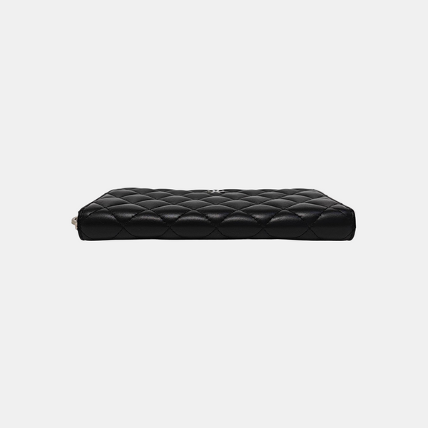 CLASSIC FLAP Mini Quilted Lambskin Black Wallet