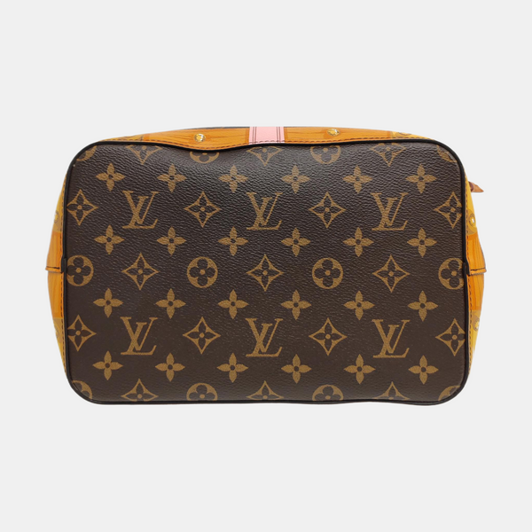 NÉONOÉ MM Monogram Coated Canvas Brown