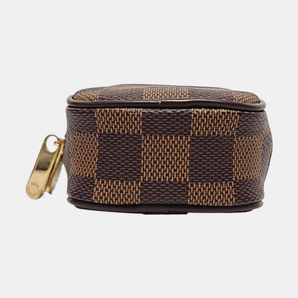 OKAPI Damier Ebene Coated Canvas Brown