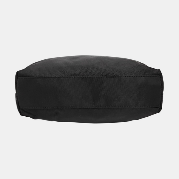 Nylon Top Handle Bag Black
