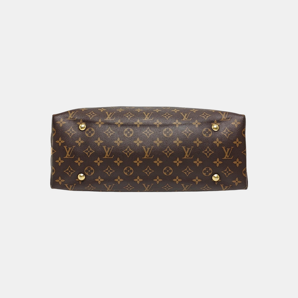 CARRYALL MM Monogram Coated Canvas Brown