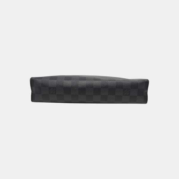 Pochette Voyag MM Damier Graphite Coated Canvas Gray
