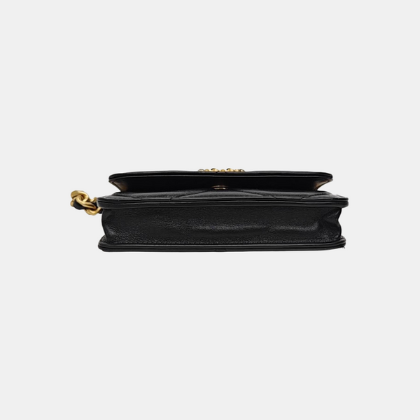CHANEL 19 Small Quilted Lambskin Black