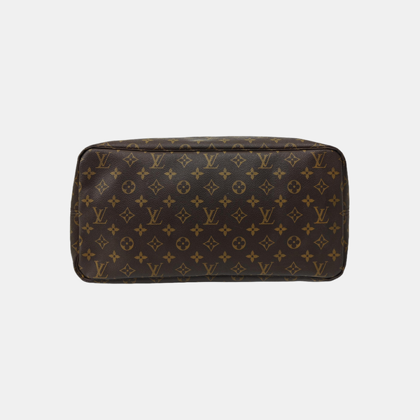 NEVERFULL GM Monogram Coated Canvas Brown
