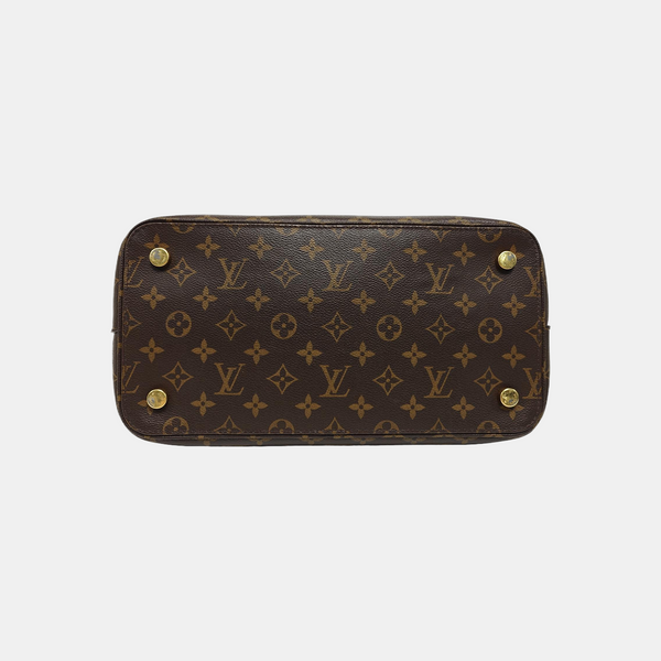 LOCKIT MM Monogram Coated Canvas Brown
