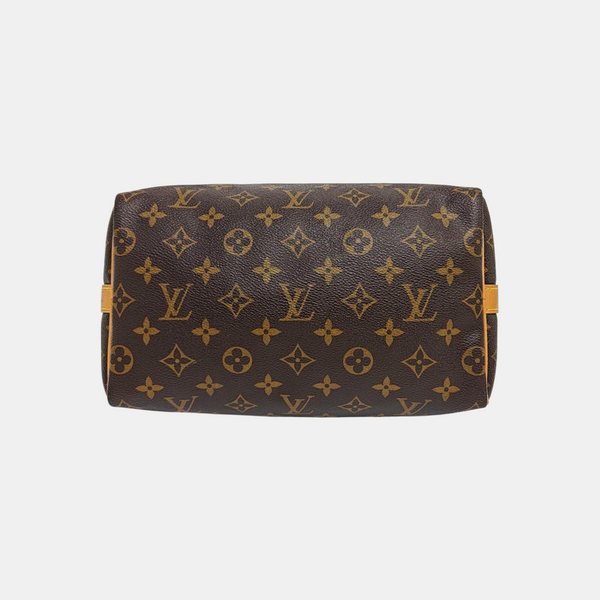 SPEEDY 25 Monogram Coated Canvas Brown