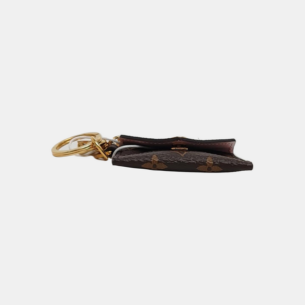 Monogram Coated Canvas Key Pouch Brown