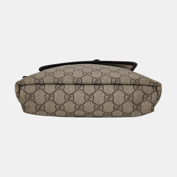 GG Supreme Monogram Coated Canvas Black