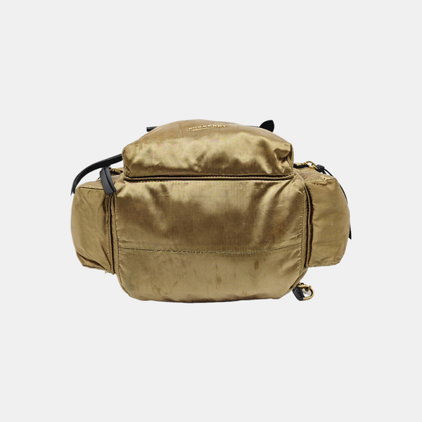 The Rucksack Medium Nylon Gold