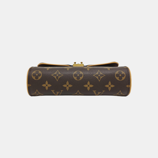 Pochette Camille Monogram Coated Canvas Brown