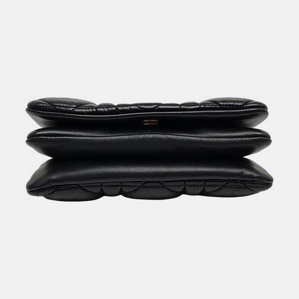 Dior Caro Small Cannage Calfskin Black