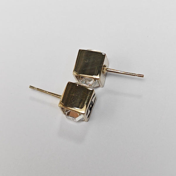 Metal Gold Stud Earrings