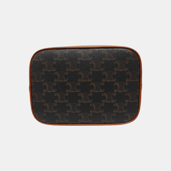 TRIOMPHE CANVAS Small Coated Canvas Brown