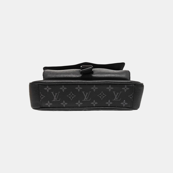 TAIGARAMA Monogram Coated Canvas Black