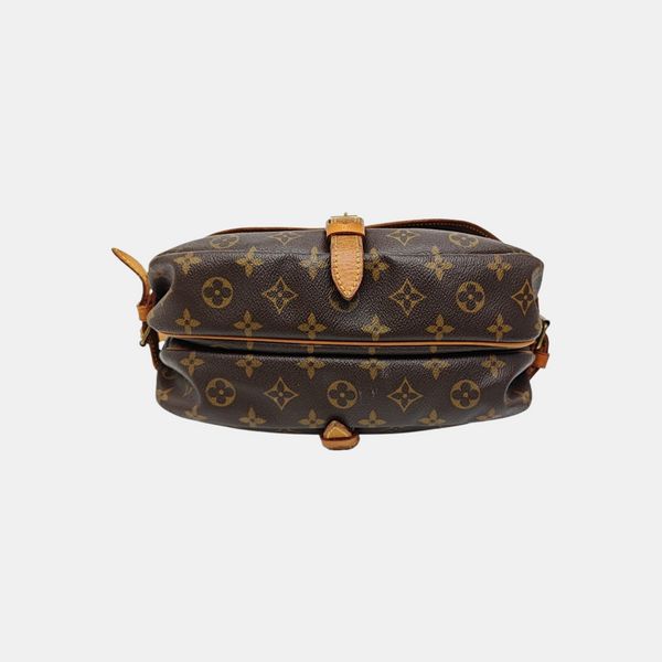 SAUMUR Monogram Coated Canvas Brown