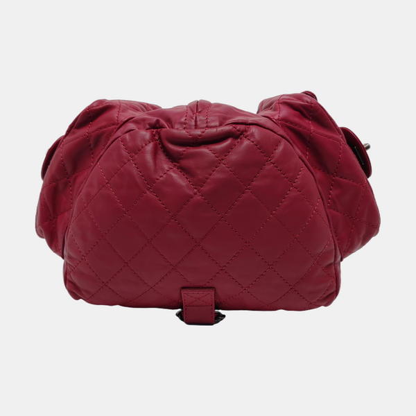 Quilted Calfskin Red
