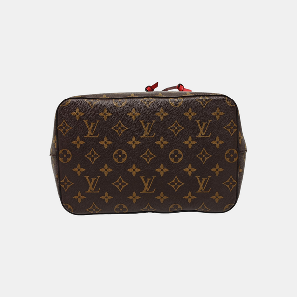 NÉONOÉ MM Monogram Coated Canvas Brown