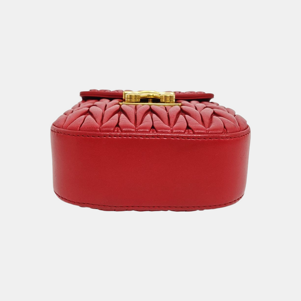 Matelassé Lambskin Red