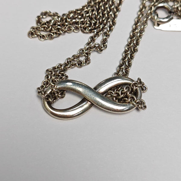 Tiffany Infinity 925 Sterling Silver Necklace