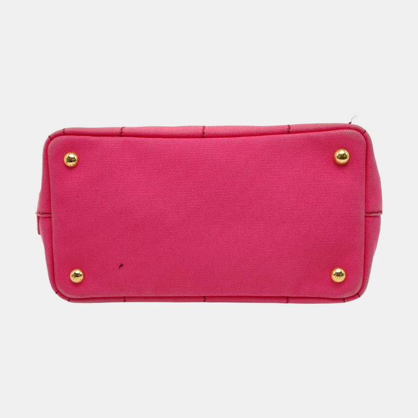 Denim Quilted Canvas Red