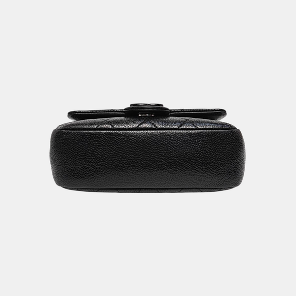 SO BLACK Quilted Grained Calfskin Black