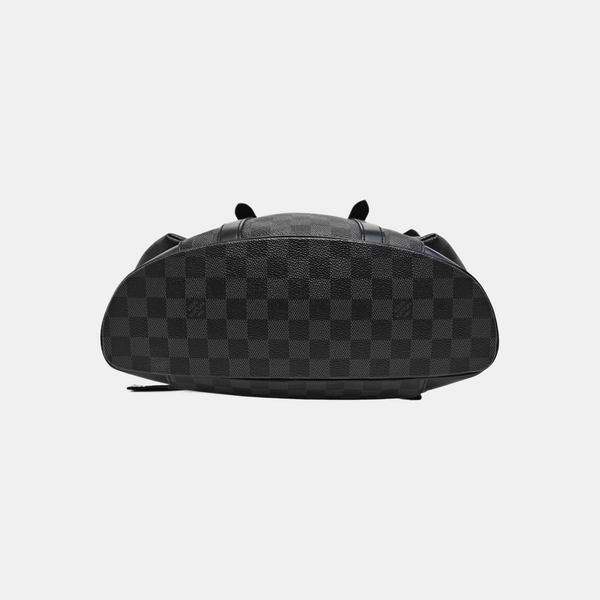 CHRISTOPHER MM Damier Graphite Coated Canvas Gray