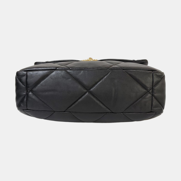 CHANEL 19 Medium Quilted Lambskin Black