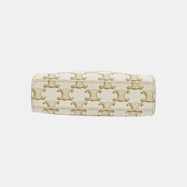 CABAS CELINE Mini Coated Canvas White