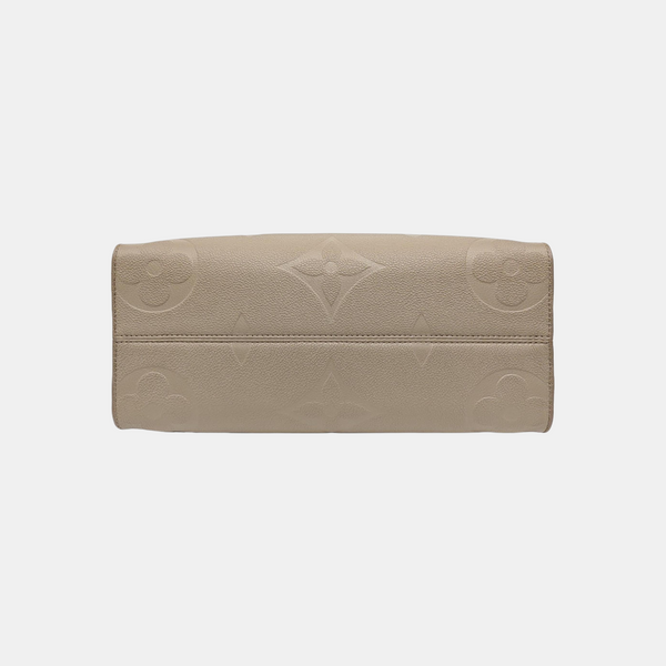 ONTHEGO MM Monogram Calfskin Gray