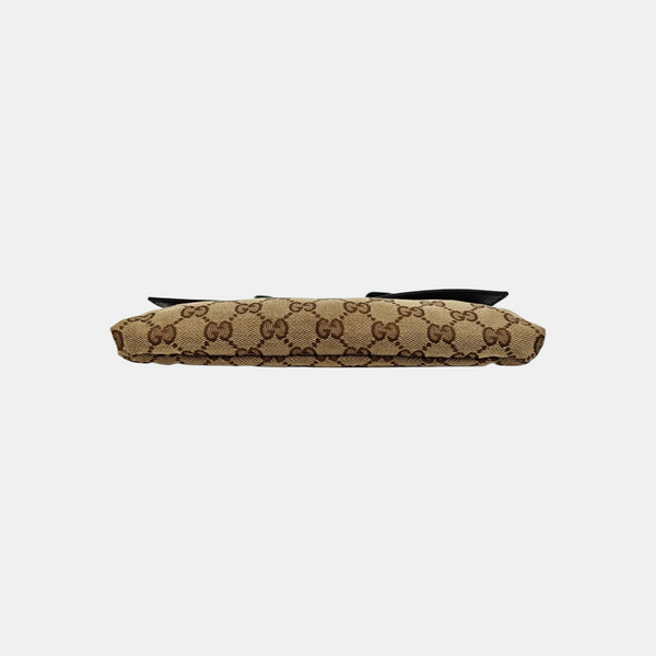 Monogram Canvas Shoulder Bag Brown