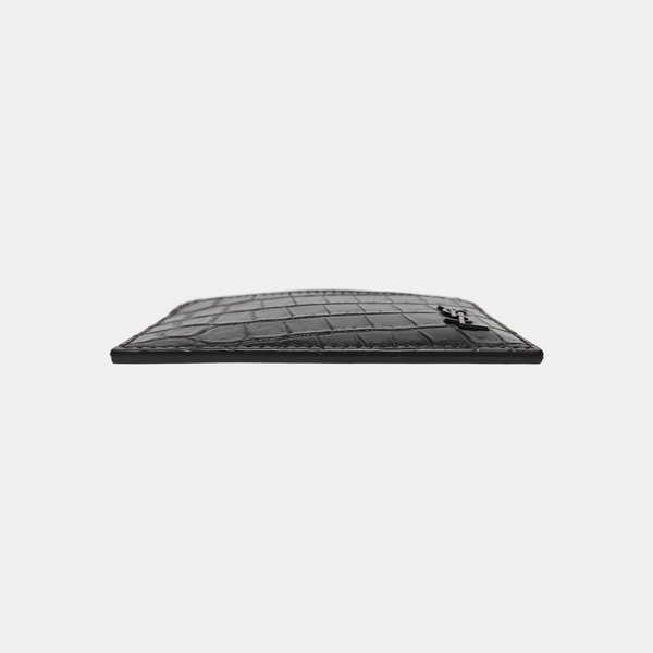 MONOGRAM Calfskin Black Card Holder