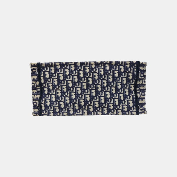Book Tote Medium Oblique Canvas Blue