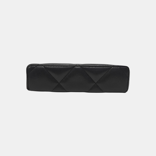 VANITY CASE Quilted Grained Calfskin Black