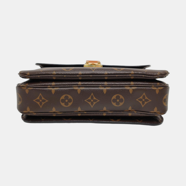 MÉTIS MM Monogram Coated Canvas Brown