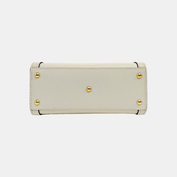Diana Mini Calfskin White
