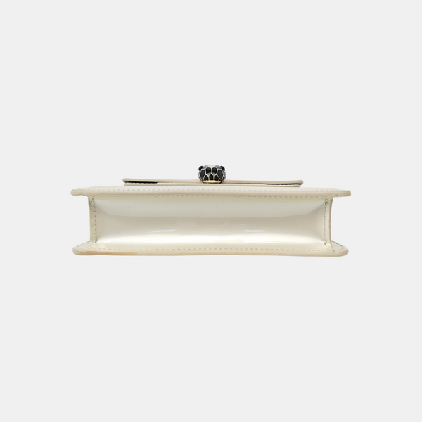 SERPENTI FOREVER Small Patent Leather White