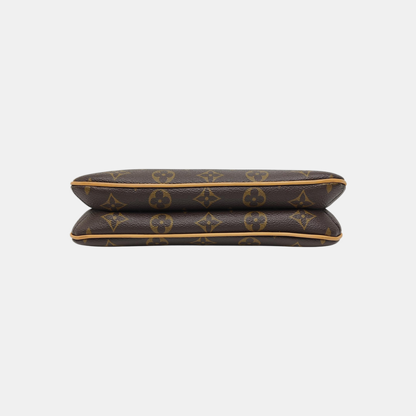 LIV POCHETTE Monogram Coated Canvas Brown