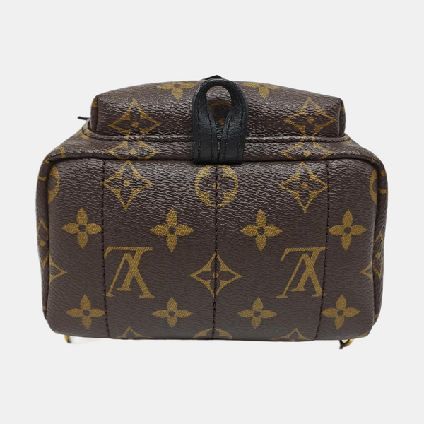 PALM SPRINGS Mini Monogram Coated Canvas Brown