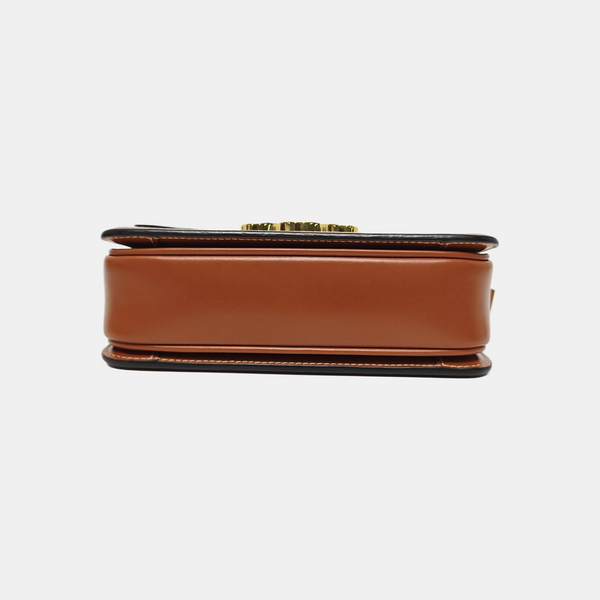 TRIOMPHE Small Coated Canvas Brown