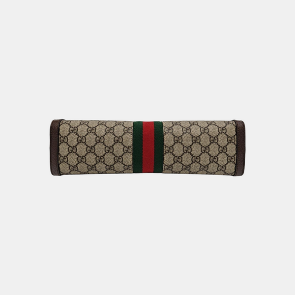 Ophidia Medium Monogram Coated Canvas Beige