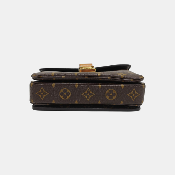 MÉTIS EAST WEST Monogram Coated Canvas Brown