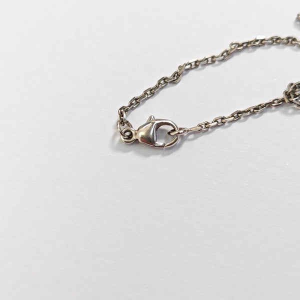 Pop H Metal Silver Necklace