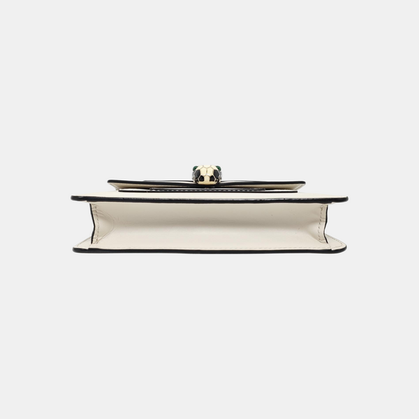 SERPENTI FOREVER Small Calfskin White
