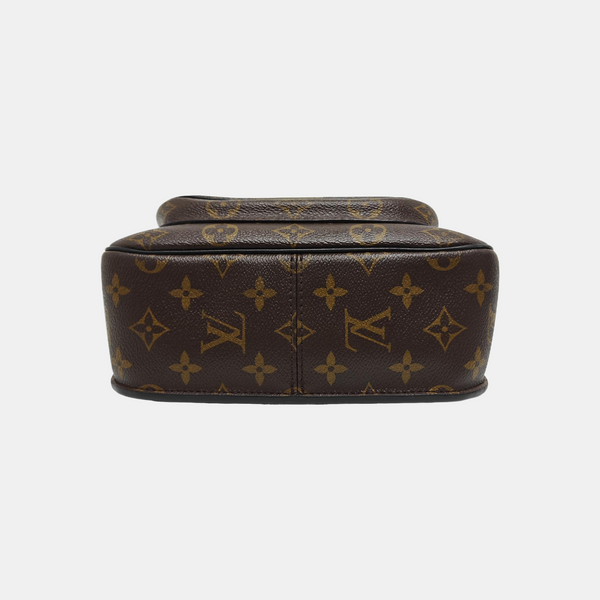 PASSY Monogram Coated Canvas Brown
