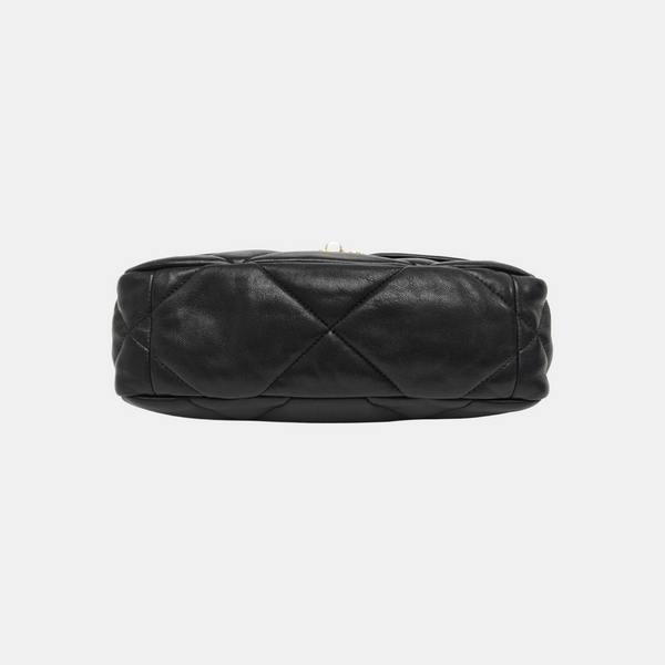 CHANEL 19 Small Quilted Lambskin Black