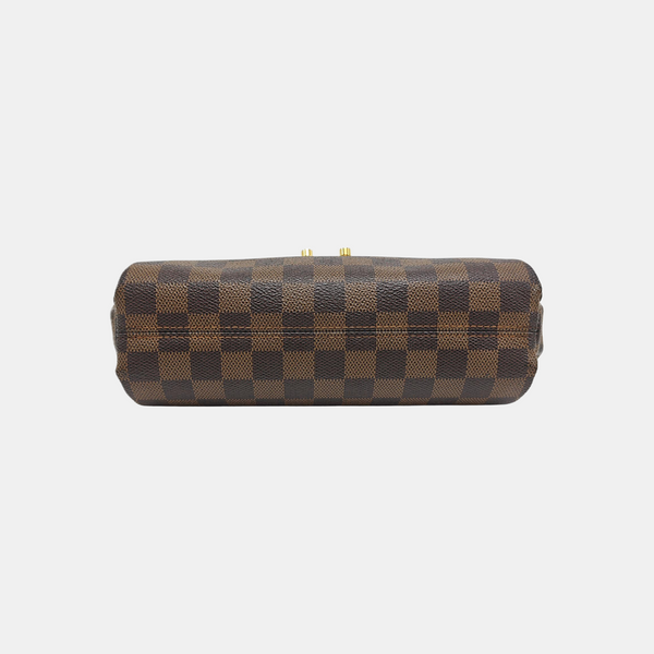 CROISETTE Damier Ebene Coated Canvas Brown